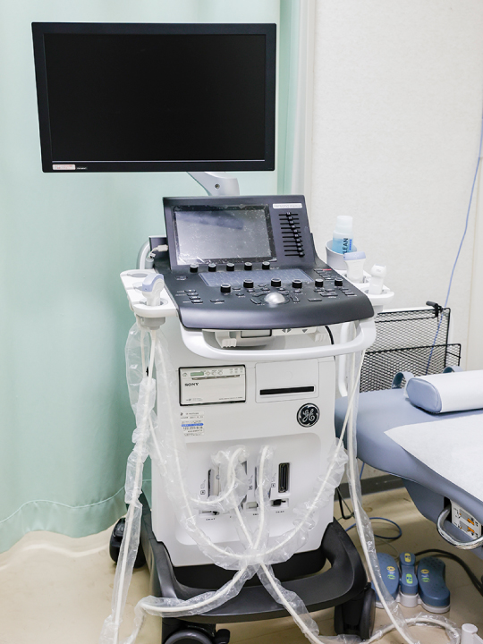 超音波診断装置（心臓エコー、腹部エコー）